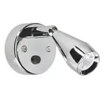 Narva 12V Silver Interior Lamp With Touch Switch & 2A USB Socket - 87473