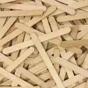 50 Wooden Craft Stick Paddle Pop Popsicle Ice Cream Sticks Coffee Stirrers 15cm