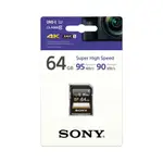 SONY SDXC UHS-I U3 95MB/S 64GB 記憶卡 公司貨