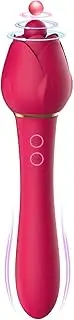 Rose Toy, Rose Sex Stimulator for Women, Clitoral G Spot Tongue Licking Vibrator Nipples Massager Vaginal Breast Sex Toys for Female Masturbation & Couples Foreplay