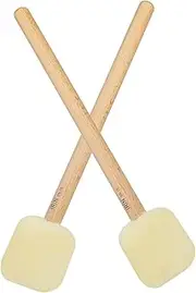 ULDIGI 2pcs Bass Drum Mallet with Head and Beech Handle for Beginners Stage Performance Drumsticks for Drummers Suitable for Various Percussion Instruments
