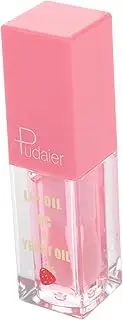 Beatifufu Non-stick Lip Gloss in Women's Cosmetics Long Lasting Fruity Lipgloss Strawberries Flavored Liquid Lipstick