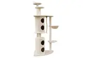 YES4PETS 170cm XL Multi Level Cat Scratching Post Tree Post House Tower-Beige