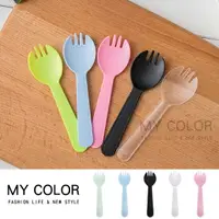 在飛比找樂天市場購物網優惠-湯匙 叉子 叉勺 免洗餐具 一次性餐具 塑膠叉 塑膠湯匙 布