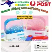 Children Student Uniform Custom Waterproof Clothing Name Seal Stamp AU Stock