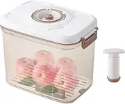 Airtight Food Storage Containers, Vacuum Storage Container, Transparent Food Storage Containers with Sealed Pump | Dishwasher Safe Stackable Food Container