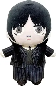 Great Eastern Entertainment Wednesday - Wednesday Addams Button Eyes Plush 8" H