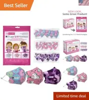 Lightweight 5-Layer Disposable Kids Face Masks - Individually Sealed, 15 Pack