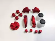 Red Velvet Buttons with thumbsticks for Nintendo Switch Pro Controller
