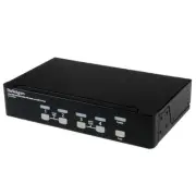 StarTech StarTech 4 Port DVI + USB KVM Switch with Audio - KVM switch - USB 2.0