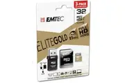 Emtec MicroSDHC 32GB EliteGold With Reader [ECMSDM32GGPREAWOA]