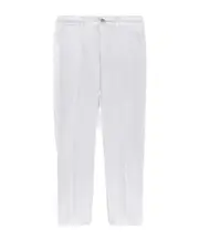 Stretch satin trousers 28,29,30 white