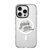 iPhone 16 Pro Clear Case MagSafe Compatible Girls Can Clear by Martina Martian