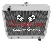 3 Row PR Champion Radiator for 1966 1967 Chevrolet Chevy II Nova V8 Conversion