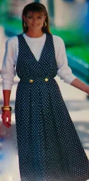 Butterick PATTERN #6447 SEE & SEW Easy MOCK WRAP JUMPER & TOP Misses 12-14-16