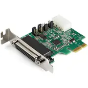 StarTech.com Multiport Serial Adapter - PCI Express 1.1 x1 - 4 x DB-9 RS-232 - Serial, Via Cable - 921.60 kbit/s