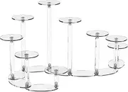 Rotating Display Stand, Figurine Display Stand, Nail Polish Display Stand, Cupcake Display Stand,9 Tiers Figure Stand Shelf for Figures Collectibles Toys