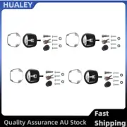 4pcs Chrome Whale Tail T Handle Lock Latch Compression Lock Trailer Ute Toolbox