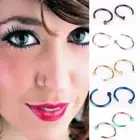 8mm Fashion Hoop Charming Non Piercing Nostril Hoop Body Jewelry Nose Ring