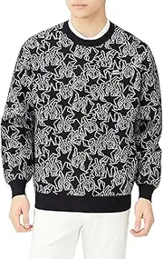 Jack Bunny(ジャックバニー) 262-3270047 Men's Crew Neck Knit [Doraemon Series] (Full Handle, Rib Sleeves) / Golf
