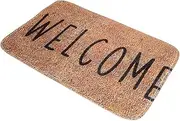 KICHOUSE Non Slip Welcome Mat Polyester Indoor Outdoor Rug for Entryway Creative Pattern Front Door Decor Easy to Clean Design for Home Kitchen Use