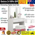 Levede Dressing Table tool Set LED Makeup Mirror Jewellery organizer Cabinet NEW