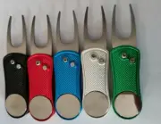High quality Colorful automatic golf divot tool with ball marker