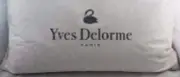 $250 YVES DELORME 3 CHAMBER DOWN & FEATHERS PILLOW MEDIUM DENSITY KING WHITE NEW