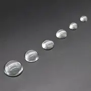 10PCS Mini Optical Glass Focal Length LED Plano Convex Condenser Glass Lens