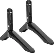 TV Stand Legs | Metal Base Stand for Smart TV | 2Pcs, Drill- Base, Feet, Pedestal, Desktop for Televisions