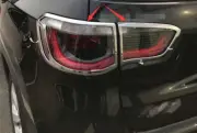 Front&Rear Light Lamp Frame Trim For 2017-2021 JEEP Compass ABS Chrome Set 4pcs
