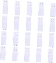 [LIFKOME] Underwear Extender Bra Strap Extension Elastic Waist Belt for Women Belt Bra Back Extender Bralette for Women Ladies Lingeries Clothing Hooks Polyester White