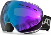 ACURE Ski Goggles, OTG Frameless Snow Snowboard Goggles of Dual Lens with Ant...