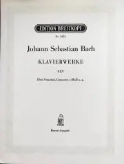J.S. Bach Three Sonatas, Concerto C-minor, more