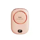 Portable Hanging Neck Fan Mini Cooling Waist Fans Bladeless USB Rechargeable Spo