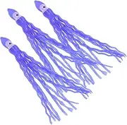 BESPORTBLE 3Pcs Soft Fishing Baits Reusable Lure for Freshwater Saltwater Fishing Durable High Toughness Squid Imitation Baits Enthusiasts
