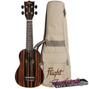Flight DUS460 Supernatural Series Amara Body Soprano Ukulele with Padded Gig Bag