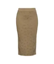 Elastic waist skirt S,L,M Brown