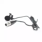Lavalier Lapel Clip Microphone Mic For Shure Wireless ULX PGX SLX UT XLR 4 Pin
