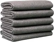 Microfiber Cleaning Cloth, 5X Reusable Multifunctional Thicken Dusting Cloths, Ideal Glass Shine, Cleaning Towel, Washable, Powerful Clean Rag for Glass, House, Kitchen, 11.81x15.75 inches