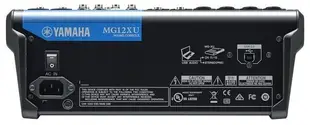 【金聲樂器】全新 YAMAHA MG12XU MG-12XU 混音器 (內建SPX效果/ 附USB功能)