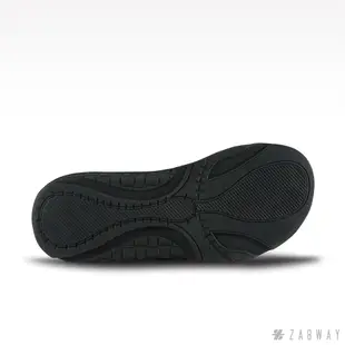 【ZABWAY品牌會員點數兌換】BASEBALL 足弓輕量化拖鞋 (黑色) (MEN) 250P