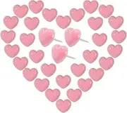 VAPKER Love Heart Push Pins 150Pcs Pink Thumb Tacks Drawing Pins Cute Plastic Pushpins Decorative Pins with Steel Point Map Tacks for Photos Wall