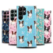 CASE COVER FOR SAMSUNG GALAXY|CUTE PAPILLON PUPPY DOG CANINE PATTERN #A1