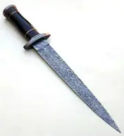 custome handmade gift damascus steel14"dagger knife handle resin with d s clip