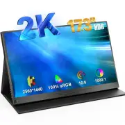 UPERFECT 17.3" Portable Monitor 2K 2560*1440 100% sRGB Gaming External Screen