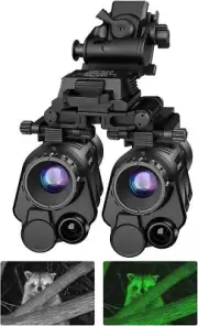 2*NVG30 Night Vision Goggles Wide View 40° 940nm IR WiFi Binocular+Metal Bracket