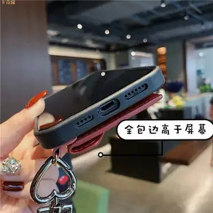 創意零錢包iphone13pro斜挎手機殼12女款蘋果11promax背包防摔xsmax插卡式xr可愛卡通8plus/7/se2/6s背帶繩14