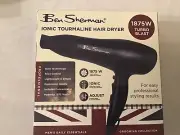 Ben Sherman Ionic Tourmaline Hair Blow Dryer Blower 1875W Turbo Blast