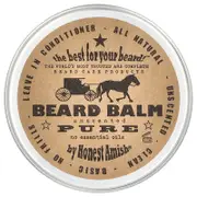 Honest Amish, Pure Beard Balm, Unscented, 2 oz (60 ml)